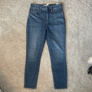 Madewell Dark Blue Skinny Jeans